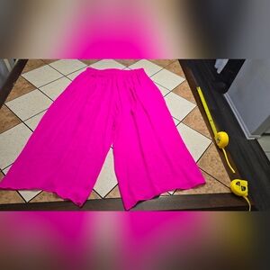 Women's Pink Wide-Leg Pants